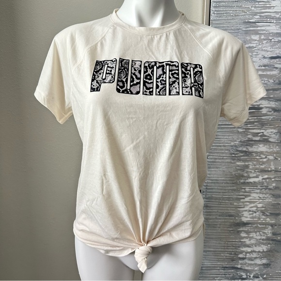 Puma Short Sleeve Logo Tee Size S Women - Picture 1 of 14
